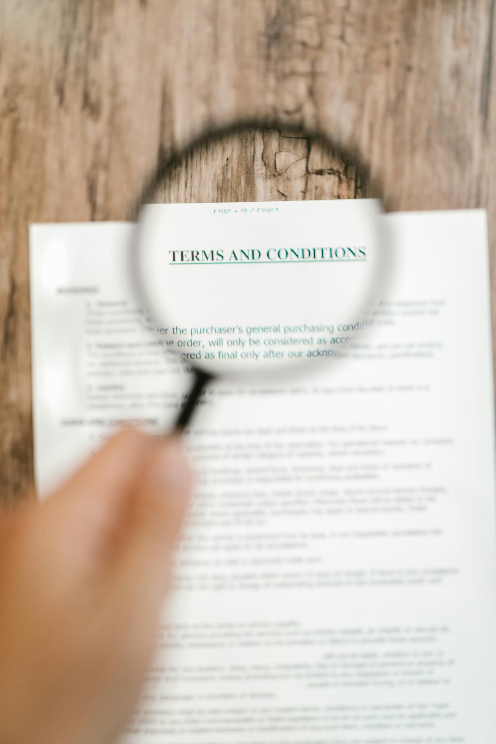 Terms of Use Background